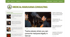 Desktop Screenshot of medmarijuanaconsulting.com