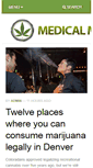 Mobile Screenshot of medmarijuanaconsulting.com